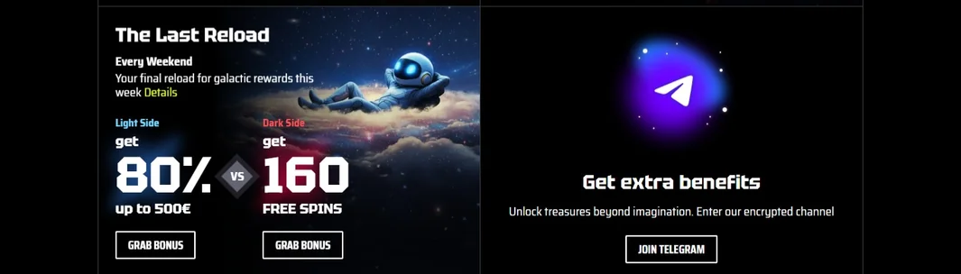 Získejte víkendový reload bonus.